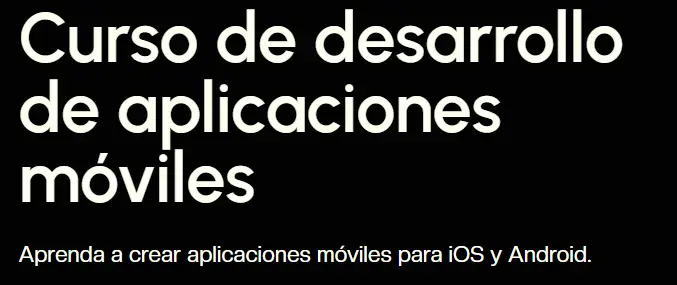 Mobile App Development Course